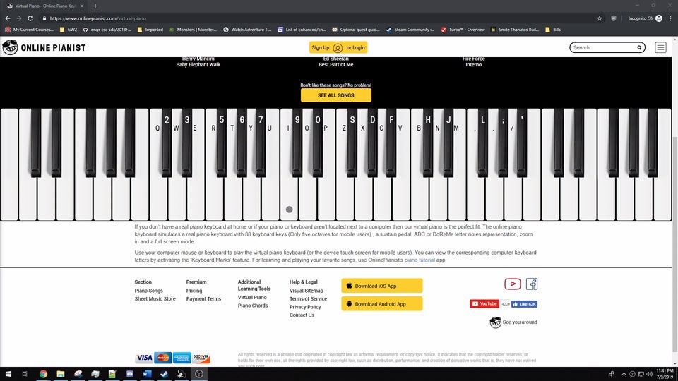 Best Free Virtual Piano Crackevery - roblox piano sheets we are number one